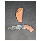 Vtg. Kershaw .22 Cal Rosewood Handle Folding Knife