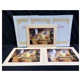 3 Snow White & the 7 Dwarfs Lithographs
