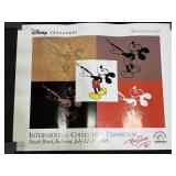 Ron Dias Signed Disney Treasures Poster