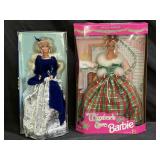 Avon Winter Velvet 1995 & 1994 Winters Eve Barbie