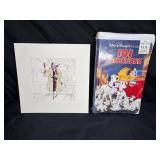 101 Dalmatians VHS & Engraved Etching