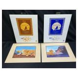 2 Disney Lion King Commemorative Lithographs
