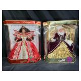 1996 & 1997 Hallmark Happy Holidays Barbies
