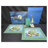 Peter Pan Lithographs & TInker Bell Ornament