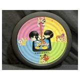 Vintage Disney Channel Mickey Wall Clock