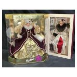 2 Hallmark Holiday Memories Barbie # 15646 #14106