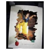 Vintage Walt Disney Poster Snow White