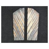2 Mammoth Molar Scales for Knife Handles