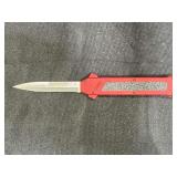 Red AKC F-16D/A Dagger OTF Automatic Knife