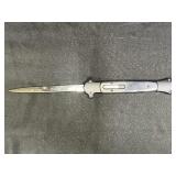 Mago 13" Black OTF Automatic Italian Stiletto