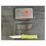 CobraTec Large CKT-1 Green OTF Auto Knife