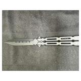 Matte Black Butterfly Knife