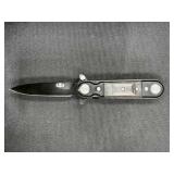 New Black Wooden Handle Folding Knife