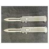 2 Dalton Cupid Clones OTF Switchblade Knives