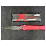 AKC X-treme ACE-GB Automatic Knife Red