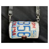 LittlEarth N.C. License Plate Barrel Purse