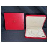 Mikimoto 20" Pearl Necklace 18k Gold Clasp