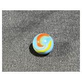 Vintage Pelter Superman Marble 9/16"