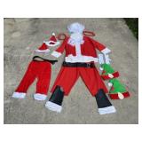 Santa Claus costume set, elf hats and pants