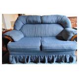Blue Love Seat