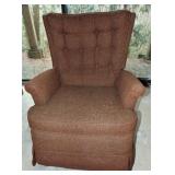 Vintage Burnt Orange Rocker Reliner