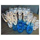 34 Pieces Assorted Glassware
