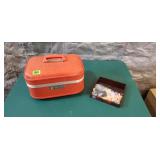 Hard Side Toiletry Case & Birthday Candle Holders