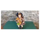 Holly Hobbie; Tie, Buttonn, Zipper Doll; Sm. Doll