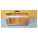 Vintage Wooden Singer Sewing Machine Lid