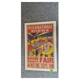 Old Boone County Fair Poster