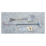 Saw, Shovel, & Hook