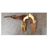 (2) Cap Guns w/ Holster Belt