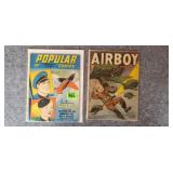 Popular & Airboy Comic Books