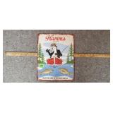 Hamm's Beer Tin Sign