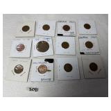 (12) Foreign Coins