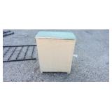 Vintage Wicker Clothes Hamper, As-Is