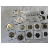 (20) Mixed Years Clad Kennedy Half Dollars