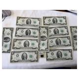 (11) 1976 $2 Bills