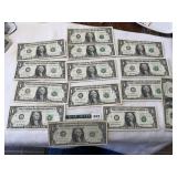 (14) $1 Star Notes