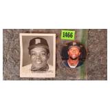 Tony Oliva Card & Kirby Pucket Button