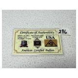 1/4 Grain .999 24 kt. Gold Bar