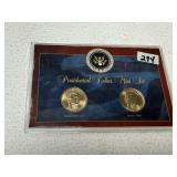 James Monroe Dollars--1 each from P & D Mint
