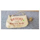 Vintage Desert Water Bag & Ink Well