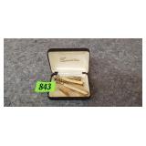 Vintage 'Executive' Tie Clip & Pen Set