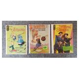 Jetson's, Popeye, & 3 Stooges Comic Books