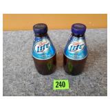 Miller Light Salt & Pepper Shaker Bottles