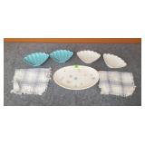 Seashell Plates; Towlels; Platter