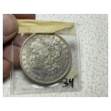 1921 D Morgan Dollar