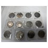 (12) Eisenhower Dollars