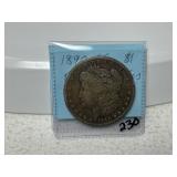 1890 CC Morgan Dollar